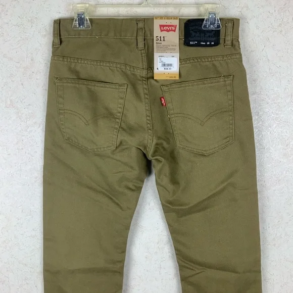 Levi’s boys olive green slim fit jeans fall - Picture 7 of 8